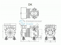 Компрессор «Copeland» DKM-50-EWL