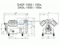 Компрессор «Copeland» D4DL-150x-AWM/D